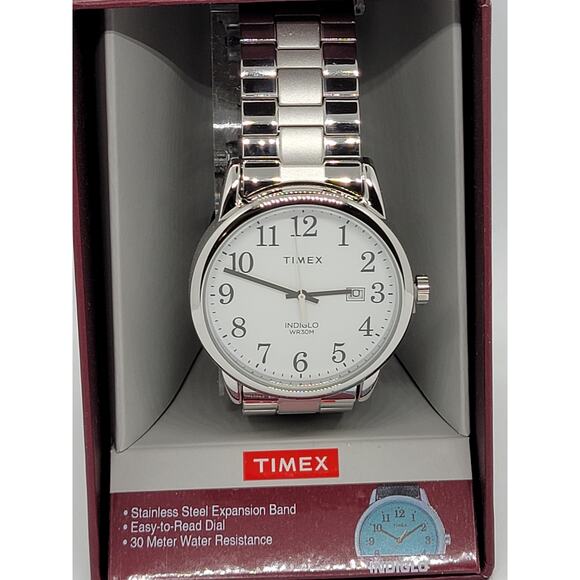 Timex Men´s Easy Reader Stainless Steel Watch#42